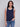 Sleeveless Knit Top with Crochet Detail - Navy - Charlie B Collection Canada - Image 4