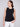 Sleeveless Organic Cotton Slub Knit Top - Black - Charlie B Collection Canada - Image 6