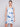 Sleeveless Printed A-Line Linen Dress - Blue - Charlie B Collection Canada - Image 1