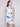 Sleeveless Printed A-Line Linen Dress - Blue - Charlie B Collection Canada - Image 5