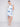 Sleeveless Printed A-Line Linen Dress - Blue - Charlie B Collection Canada - Image 6