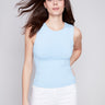 Sleeveless Super Stretch Top - Sky - Charlie B Collection Canada - Image 1