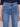 Straight Leg Jeans with Folded Cuff - Medium Blue - Charlie B Collection Canada - Image 5