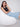 Stretch Denim Skort with Frayed Hem - Bleach Blue - Charlie B Collection Canada - Image 5