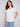 V-Neck Linen T-Shirt - Natural - Charlie B Collection Canada - Image 6